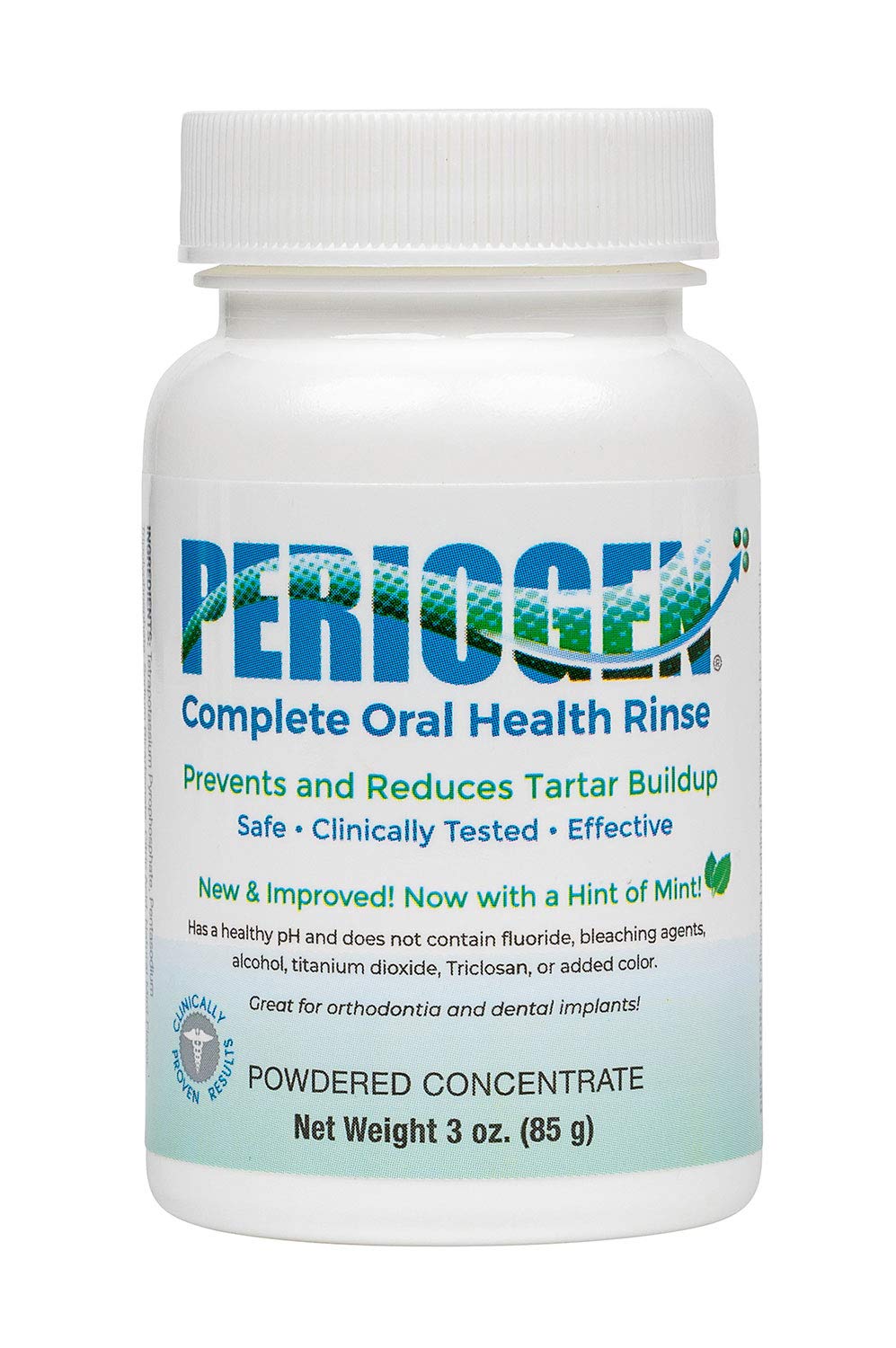Periogen Complete Oral Health Rinse (Hint of Mint) - The Only Product in the World Clinically Proven to Reduce Dental Tartar Buildup