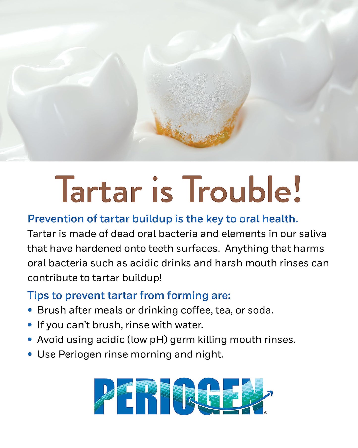 Periogen Oral Rinse - The Only Product in The World Clinically Proven to Reduce Dental Tartar Buildup
