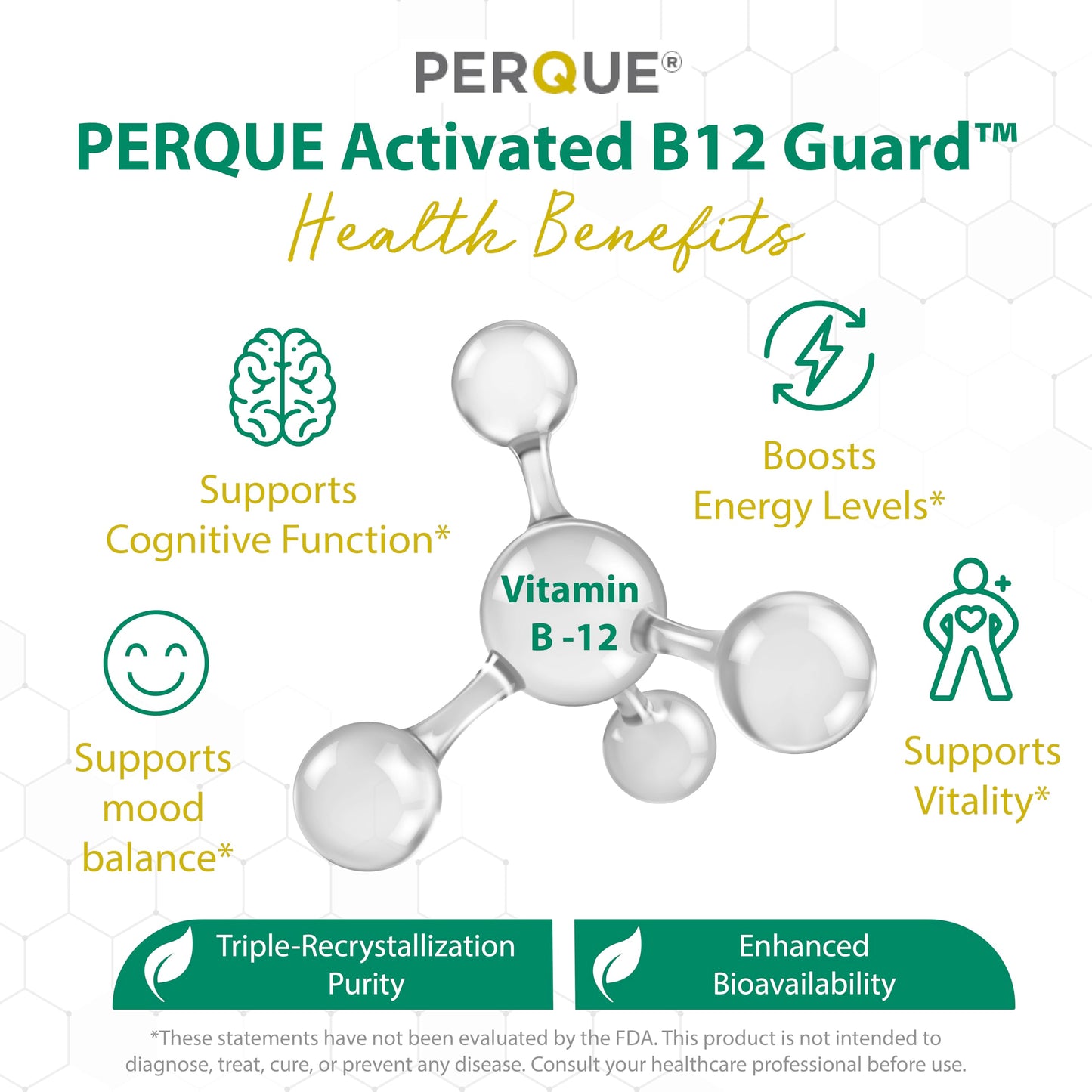 Perque Activated B-12 Guard - 2000 mcg Lozenges (100 ct)