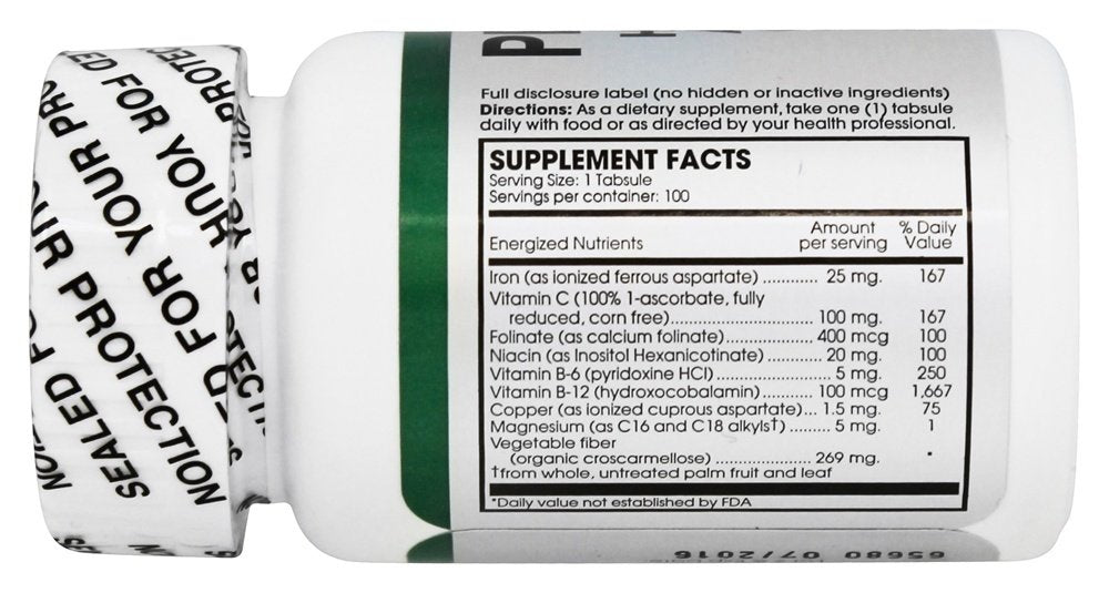 Perque Hematin Anemia Guard, 100 Count - 100 Tabs | Health Care Professional Only