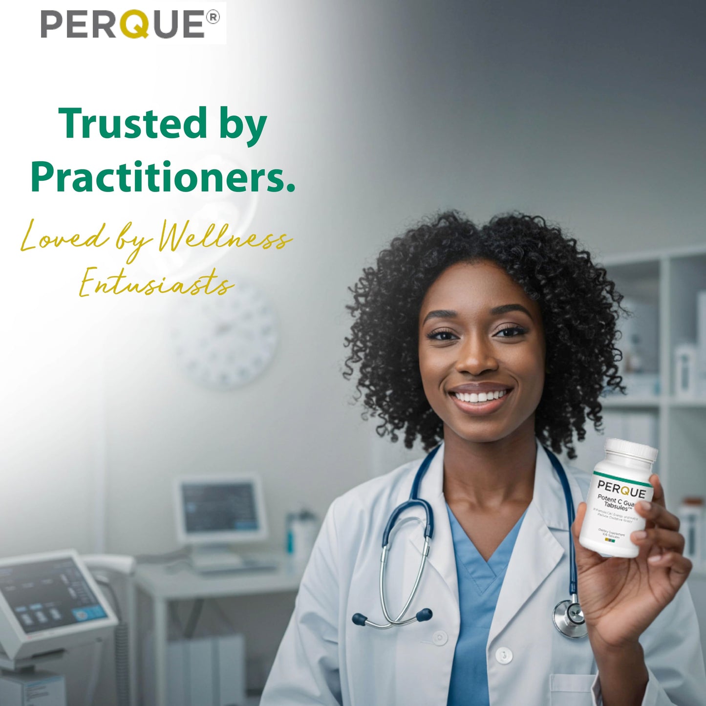 Perque Potent C Guard 1000 mg, 100 Count – Vitamin C Supplement