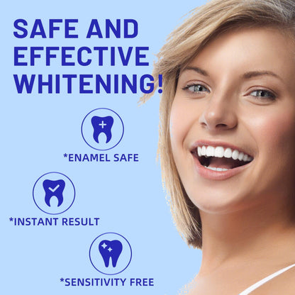 PERSMAX Teeth Whitening Strips – Dentist-Approved, Gum-Safe, 28 Non-Slip Strips Kit (14 Treatments) | 30-Min Express Whitening