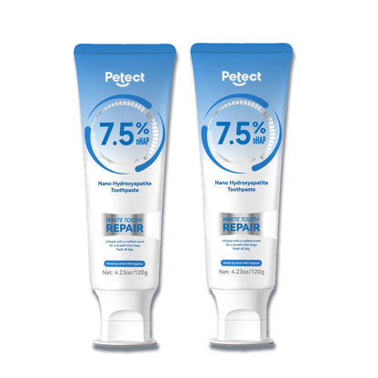 PETECT Hydroxyapatite Toothpaste 2-Pack | ICY Melon Mint | Enamel Protection