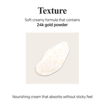 Petitfee Gold Neck Cream 1.69 fl oz (50 g) – 24K Gold & Adenosine Firming Moisturizer