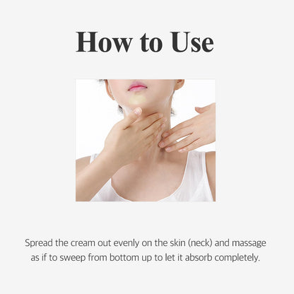 Petitfee Gold Neck Cream 1.69 fl oz (50 g) – 24K Gold & Adenosine Firming Moisturizer