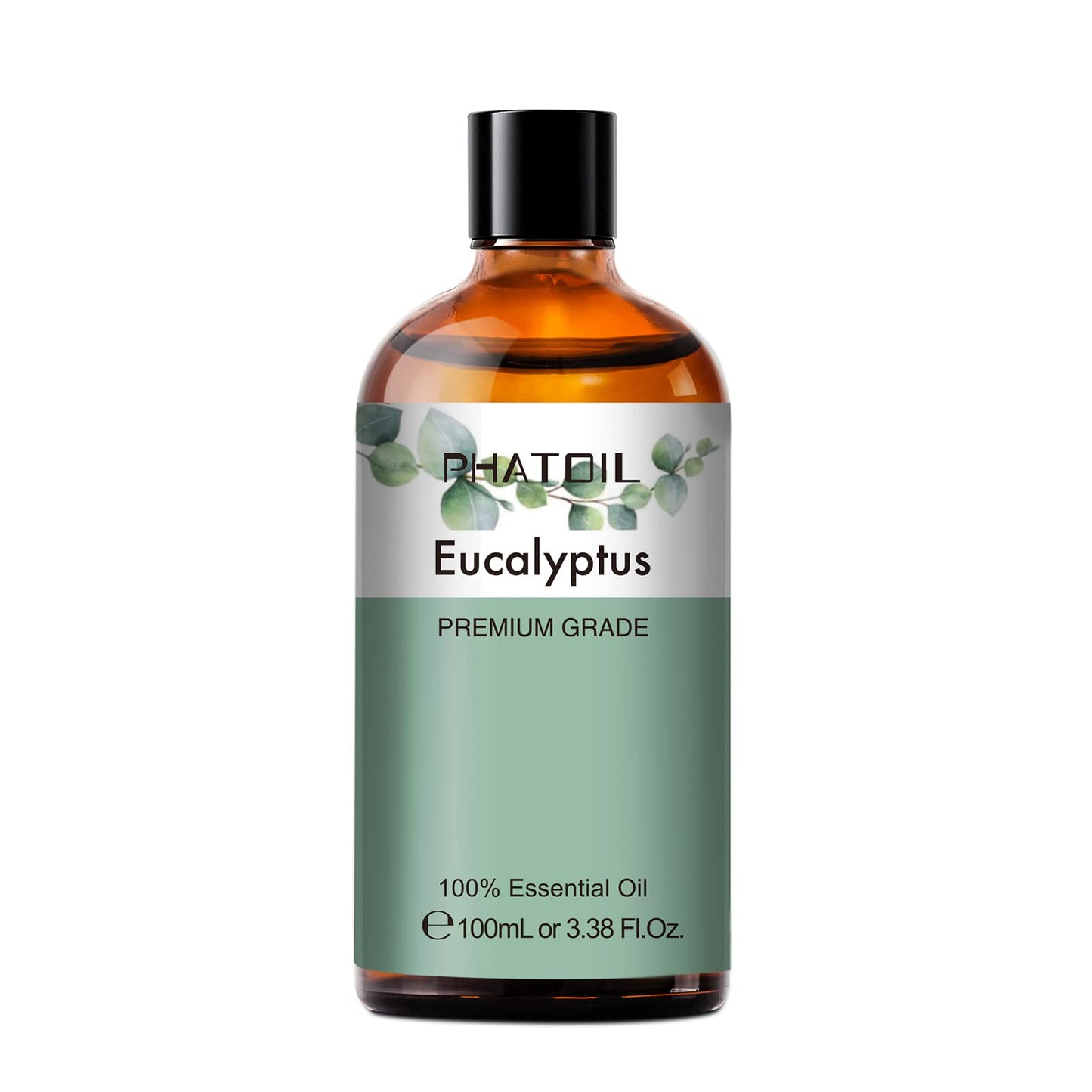 PHATOIL 100ML Eucalyptus Essential Oil | Diffuser, Soap & Candle Making – 3.38 fl oz