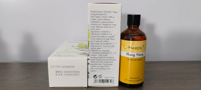 PHATOIL 100ML Ylang Ylang Essential Oil – Premium Essential Oils for Diffuser, Humidifier, Soap & Candle Making