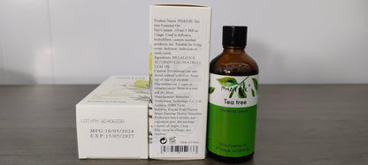 Tea Tree Essential Oil 100ml | PHATOIL Pure Aromatherapy for Diffuser, Humidifier & DIY Projects