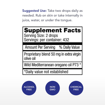 Physician's Strength OregaWild Extra Strength - 30 ml | Wild Oregano Oil