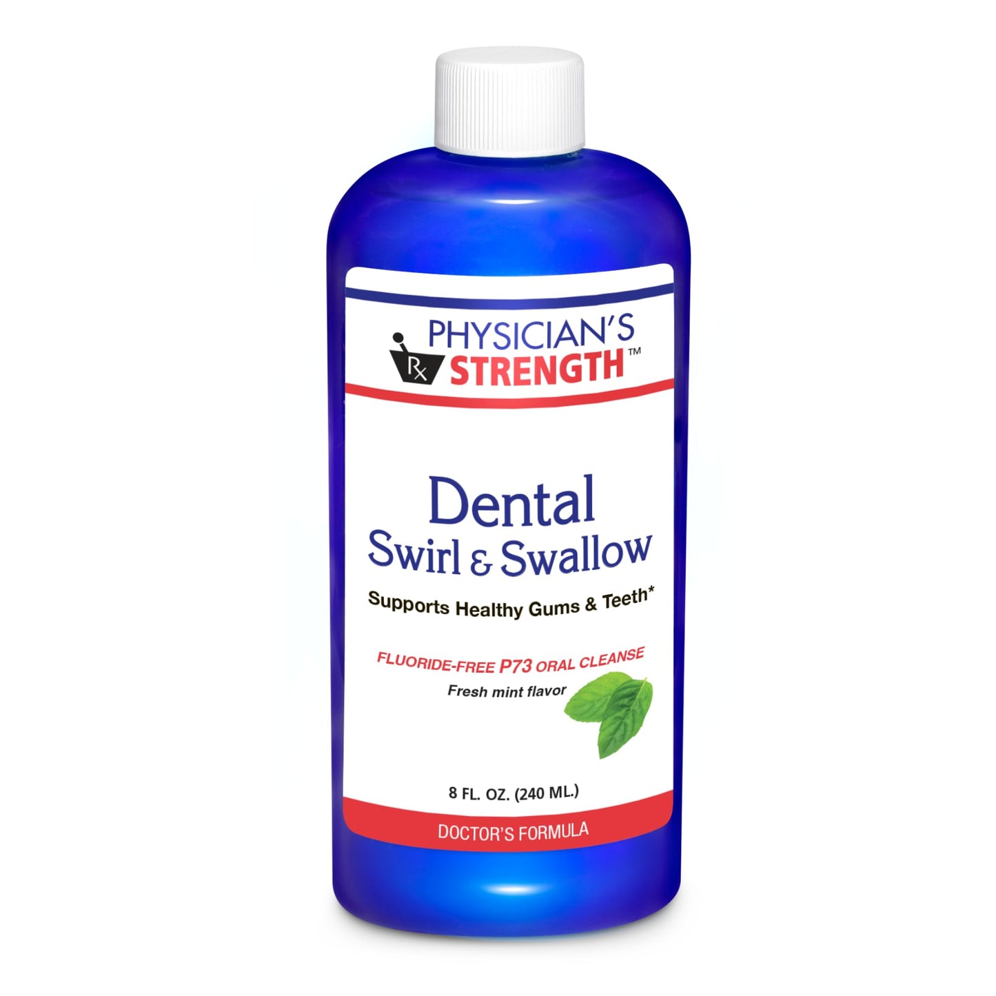 Physician's Strength Dental Swirl & Swallow – 8 oz – P73 Oregano – Fluoride & Glycerin Free