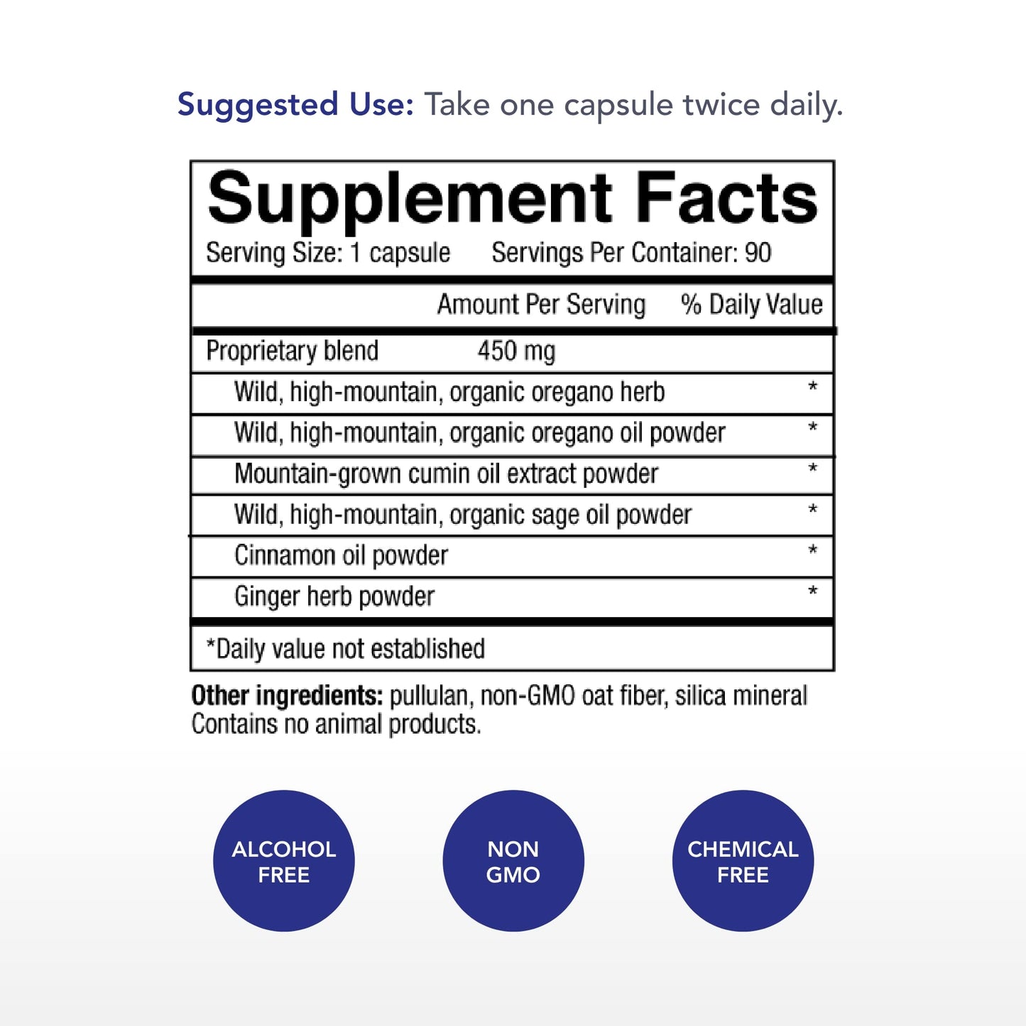 Physician's Strength Oregacillin - 90 Capsules | Multi-Spice Extract for Respiratory Support