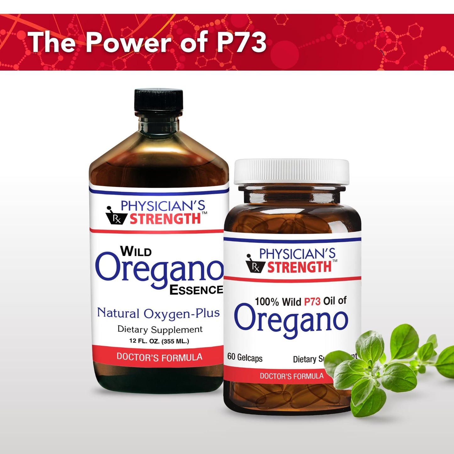 Physician's Strength Wild Oregano Essence - 12 fl oz - All-Natural Hydrosol - Supports Oxygen Levels - Non-GMO & Chemical Free - 12 Servings