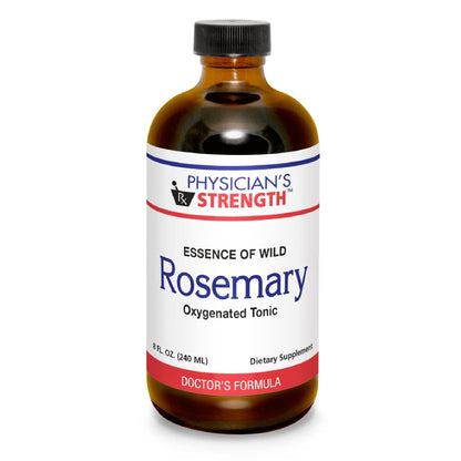 Physician's Strength Wild Rosemary Essence - 8 fl oz | Chemical Free, No Additives - 16 Servings