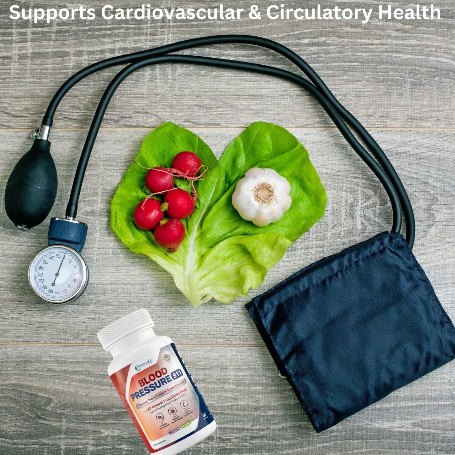 Phytage Labs Blood Pressure 911 Premium Supplement – BP Support Pills. 2 Pack