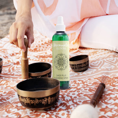White Sage Smudge Spray – Reiki-Charged Aura Protection & Spiritual Cleansing | 2x4oz