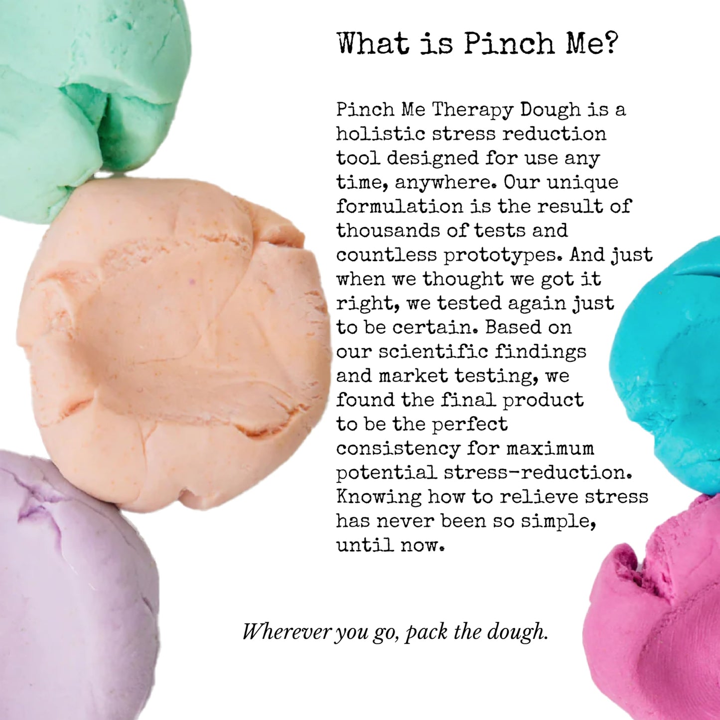 Pinch Me Therapy Dough Melon - Holistic Aromatherapy Stress Relieving Putty