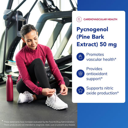 Pure Encapsulations Pycnogenol (Pine Bark Extract) 50 mg | Hypoallergenic Supplement for Cognitive Function & Cardiovascular Health | 60 Capsules