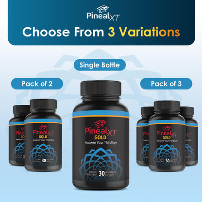 Nutraville Pineal XT Gold — Pineal Gland Support, 3-Pack