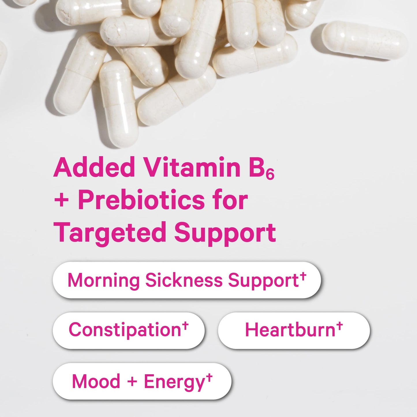 Pink Stork Prenatal Probiotics for Women – 60 Capsules | Gut Health & Immune Support
