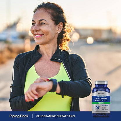 Piping Rock Glucosamine Sulfate 1000mg | 240 Capsules | Joint Support