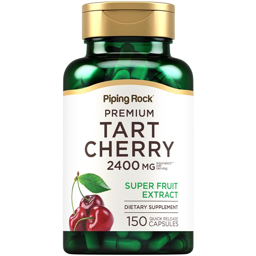 Piping Rock Tart Cherry Extract 2400mg - 150 Caps | Non-GMO & Gluten Free