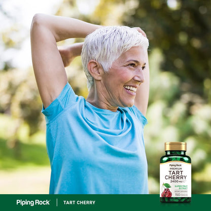 Piping Rock Tart Cherry Extract 2400mg - 150 Caps | Non-GMO & Gluten Free