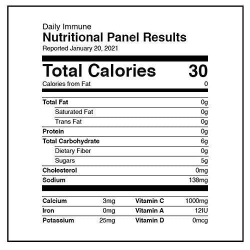 PIQUE Daily Radiance Liposomal Vitamin C — 1,000 mg Vitamin C & 1,900 mg Elderberry per Packet (28 Packets, 10 mL Each)