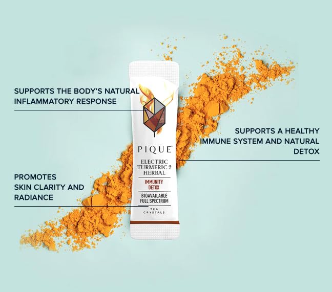 PIQUE Electric Turmeric 2 - Immune Support, Inflammation, Detox & Radiant Skin