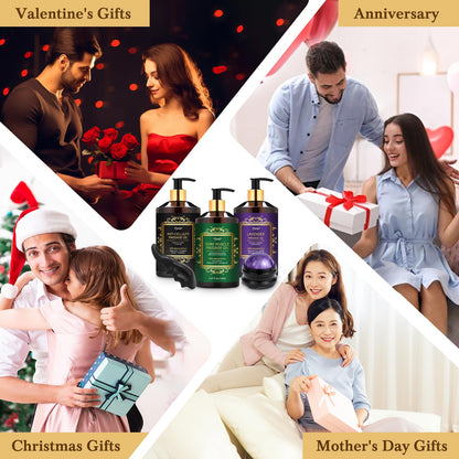 Pjordo 3-Pack Massage Oil Set: Anti-Cellulite, Arnica & Lavender