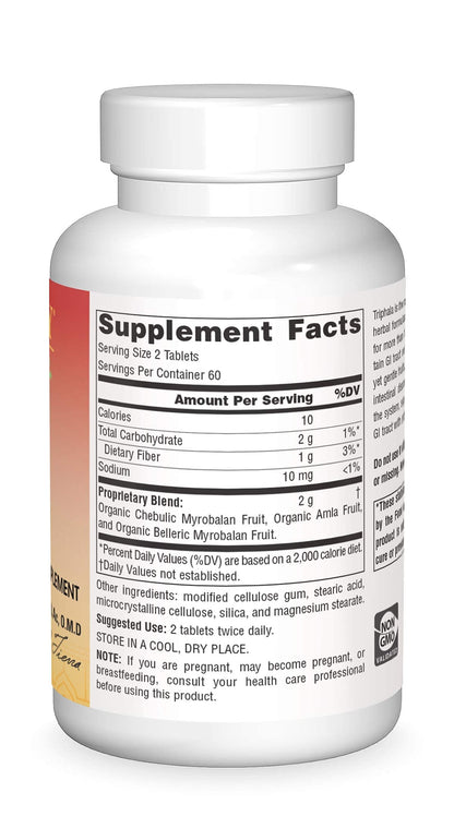 Planetary Ayurvedics Triphala 1000mg - 120 Tablets | Ayurvedic Digestive Support