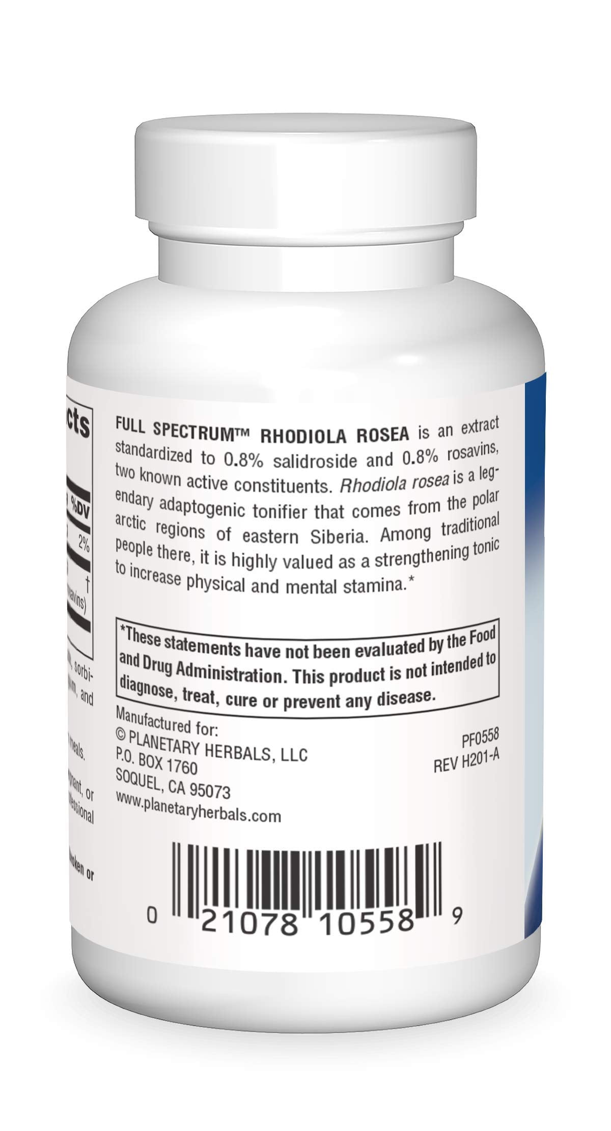 Planetary Herbals Rhodiola Rosea Extract Full Spectrum 327mg – Adaptogen for Physical & Mental Stamina | 120 Tablets