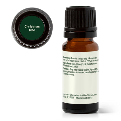 Plant Therapy Christmas Tree Essential Oil Blend 10 mL – Crisp & Refreshing Holiday Scent