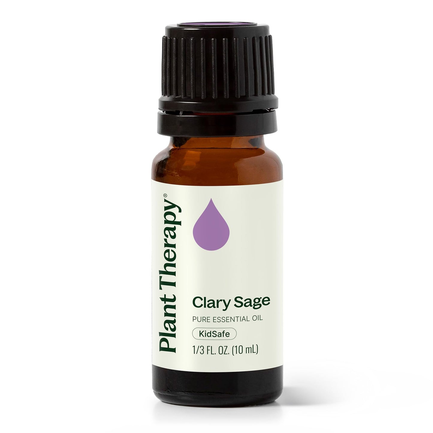 Plant Therapy Clary Sage Essential Oil 100% Pure & Undiluted – Therapeutic Grade (10 mL)