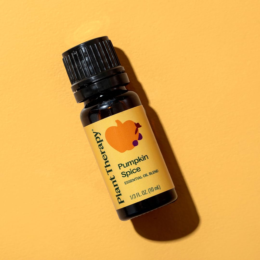 Plant Therapy Pumpkin Spice Fall Essential Oil Blend 10 mL – Warm & Cozy Scent