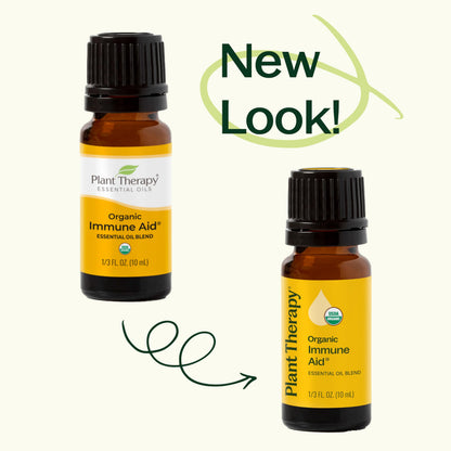 Plant Therapy Organic Immune Aid Essential Oil Blend 10 mL – 100% Pure & Undiluted