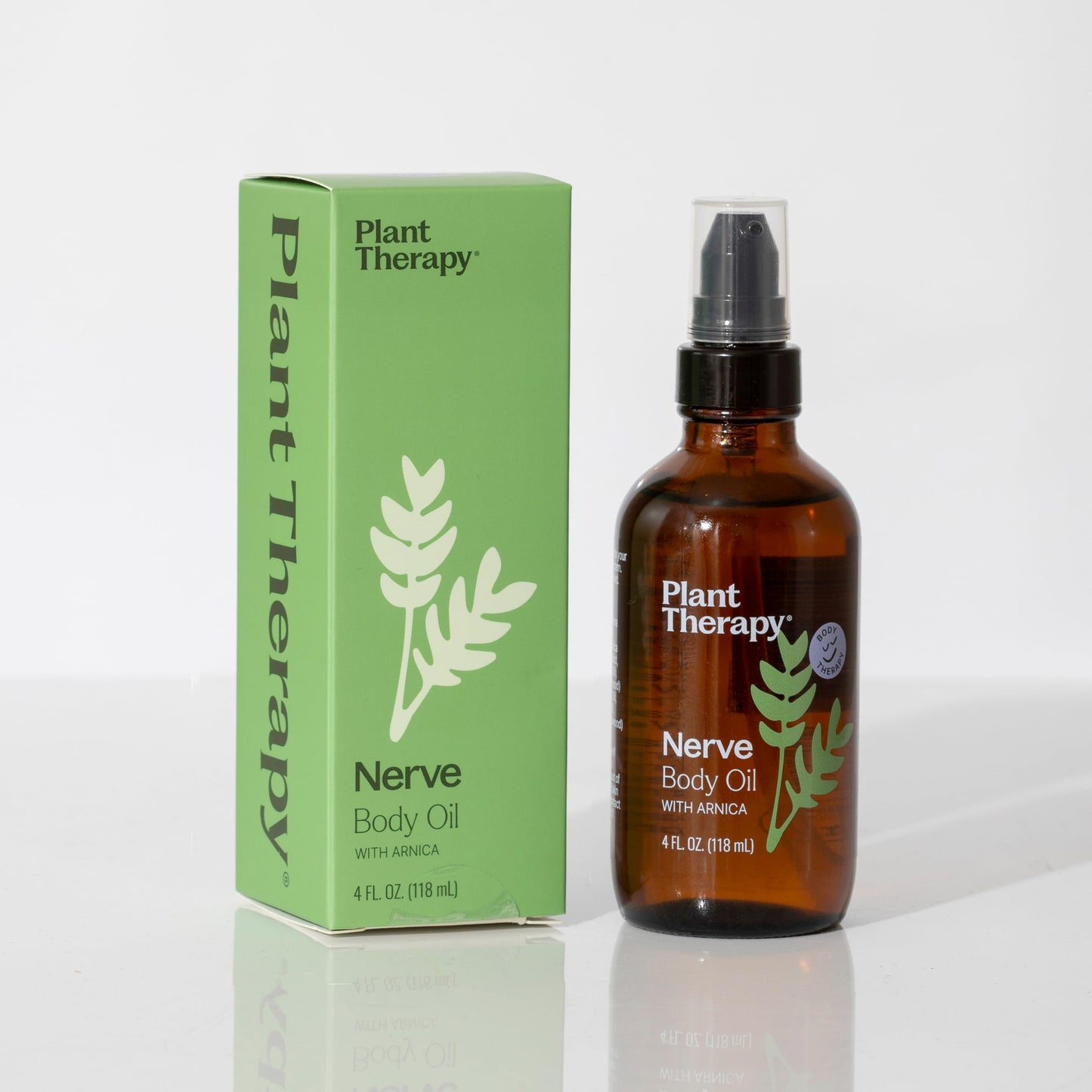 Plant Therapy Nerve Body Oil with Arnica 4 oz – Supports Discomfort & Tenderness