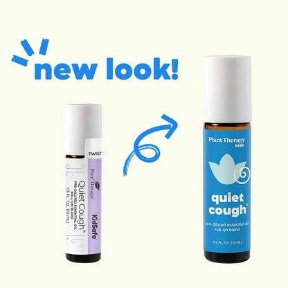 Plant Therapy Quiet Cough KidSafe Roll-On 10 mL – Pre-Diluted Essential Oil