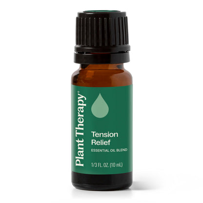 Plant Therapy Tension Relief Essential Oil Blend 10 mL | 100% Pure & Therapeutic Grade