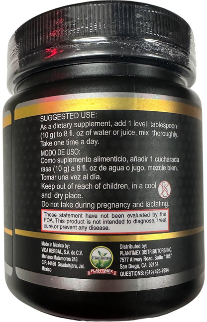 Plantimex Magnesium Potassium Citrate Powder 10.5 oz (300 g) | Dietary Supplement