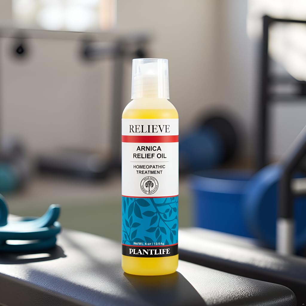 Plantlife Arnica Relieve Oil – Homeopathic Relief for Everyday Use, Made in California