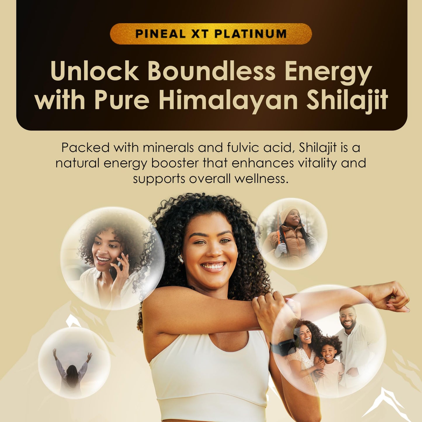 Nutraville Pineal XT Platinum: Himalayan Shilajit for Energy & Brain