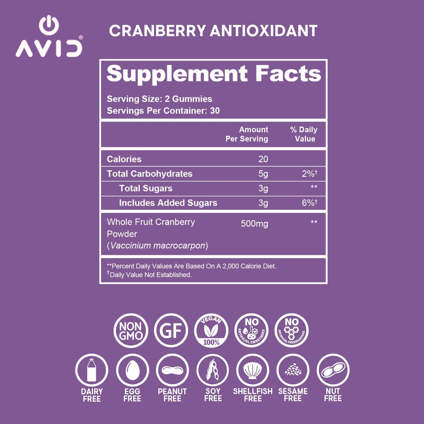 Playboy Feminine Health Cranberry Gummies for Women – Antioxidant, Non-GMO, Vegan (60 Count)