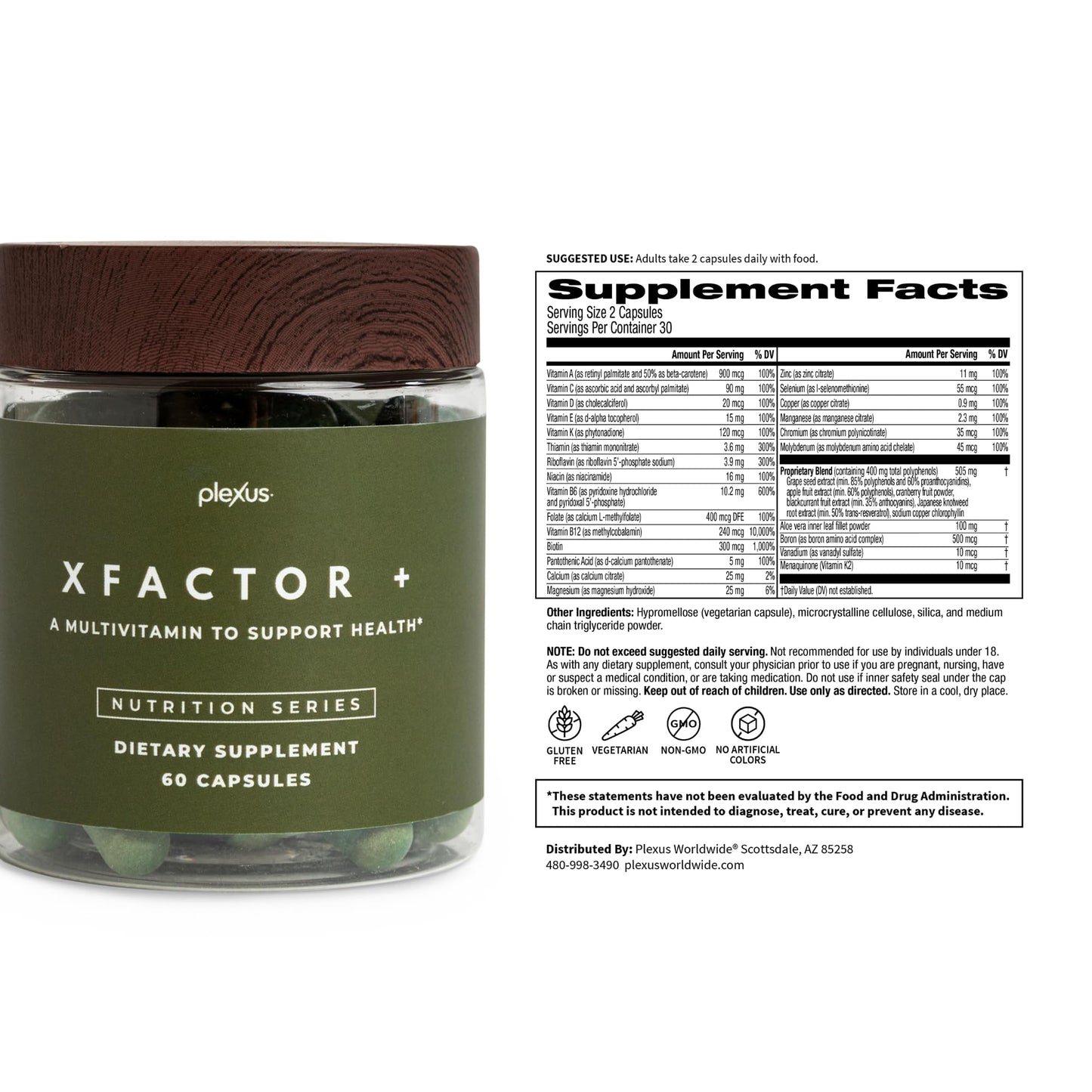 Plexus Xfactor+® | Premium Bioavailable Nutrients for Superior Absorption