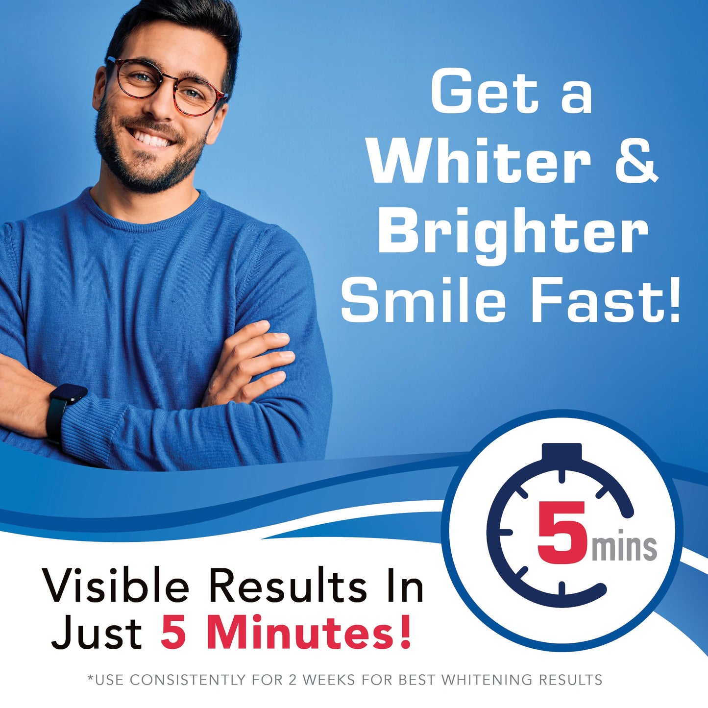 Plus White Speed Whitening Gel - 5 Minute Teeth Whitening (2 oz, Pack of 2)