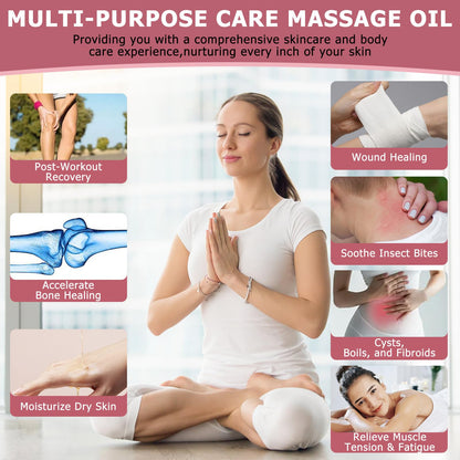 Poke Root & Castor Oil – 1 fl oz | Natural Lymphatic Support Massage Oil for Cysts, Fibroids, Breast Swelling & Joints