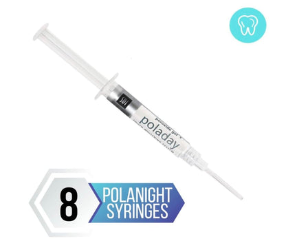 Polanight 16% Teeth Whitening Gel – 8-Syringe Pack Bundle