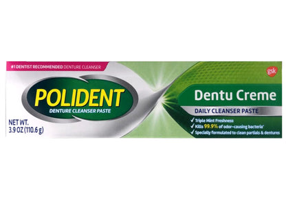 Polident Dentu-Creme 3.9-Ounce (Pack of 6) by GlaxoSmithKline - Denture Cleaner