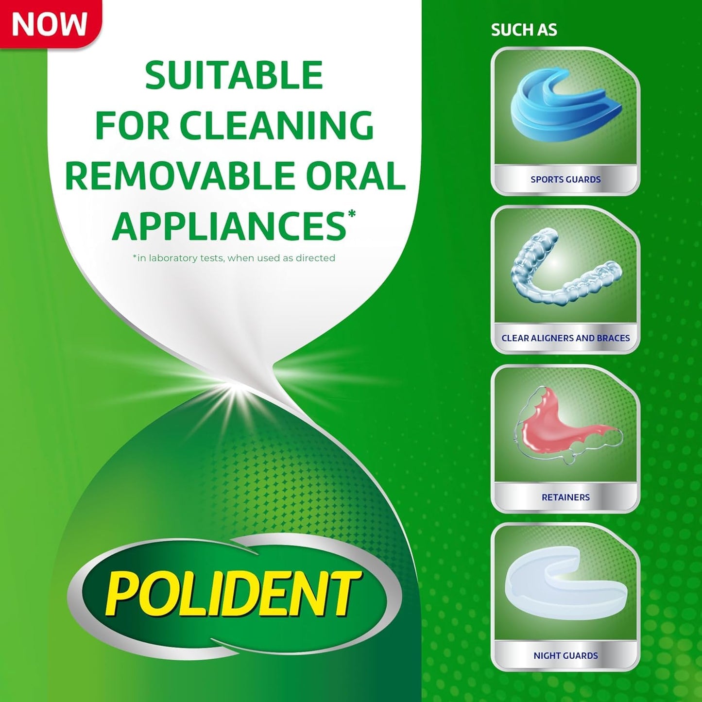 Polident Smokers Denture Cleanser Tablets - 120 Count | Pack of 1