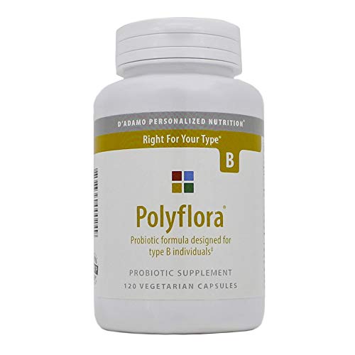 Polyflora B 120 VegCaps (POLY8) – Probiotic Supplement | 100% Veggie Capsules