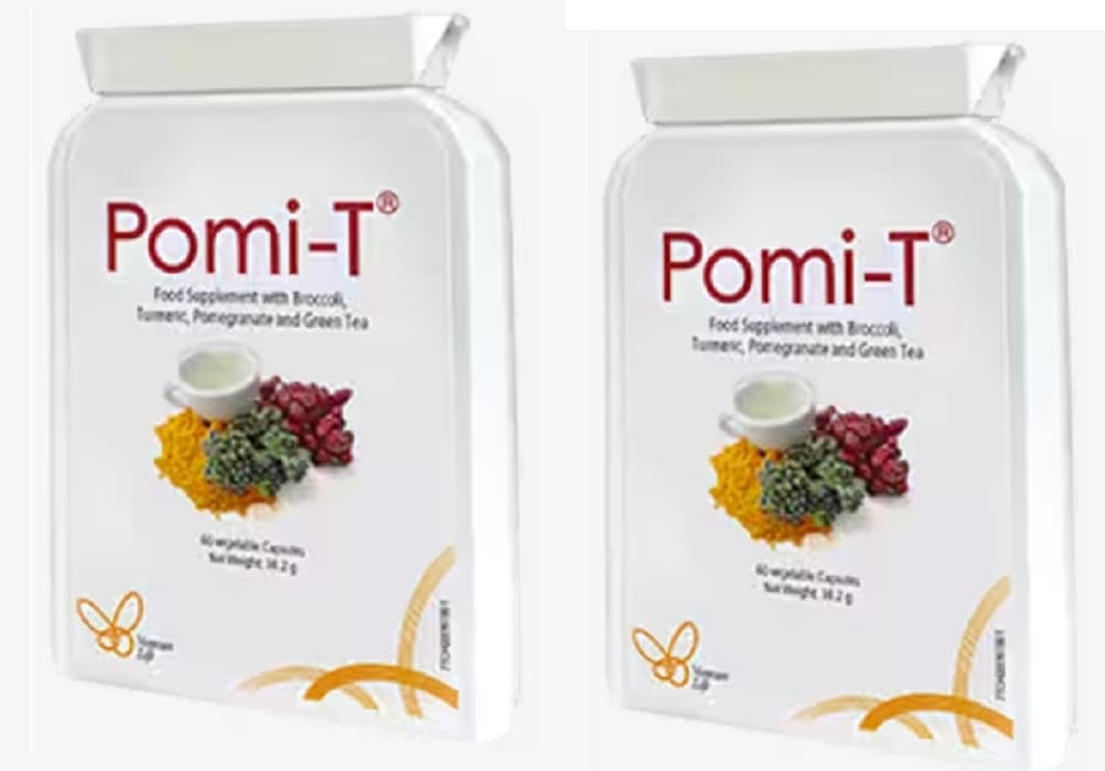 Pomi-T 60 Capsules | 1.34 oz Pack - 2 Dietary Supplement